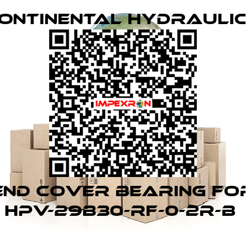 end cover bearing for HPV-29B30-RF-0-2R-B  Continental Hydraulics