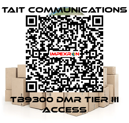 TB9300 DMR TIER III Access Tait communications