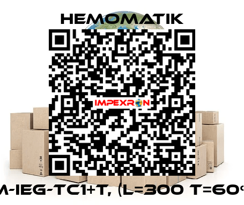 HM-IEG-TC1+T, (L=300 T=60ºC) Hemomatik