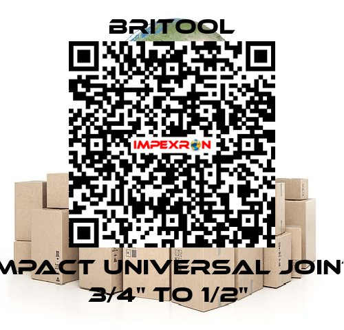 IMPACT UNIVERSAL JOINT 3/4" TO 1/2"  Britool