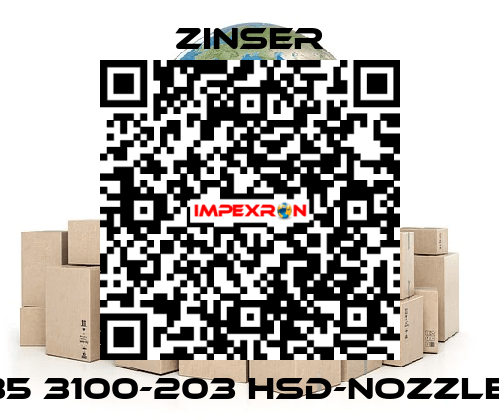 235 3100-203 HSD-nozzles  Zinser
